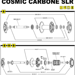Mavic Cosmic Carbone SLR Vorderradachse