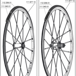 Mavic Ksyrium SL-K10 Ersatzspeiche Hinterrad Clincher Rechts 275 Mm 2006-2010 - Restbestand
