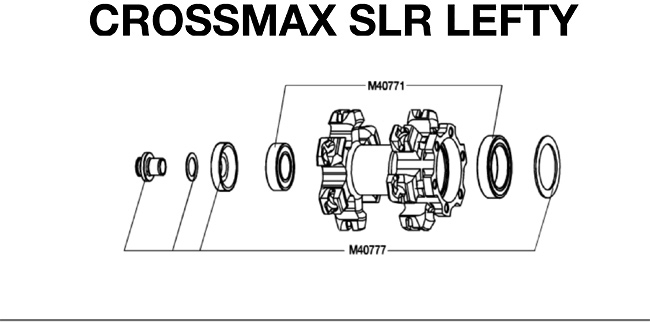 Mavic Crossmax SLR Lefty Lagersatz, Art Nr. M40771 3 Mavic Crossmax SLR Lefty Lagersatz, Art Nr. M40771
