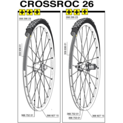 Mavic Crossroc Speiche 26 Zoll Hinterrad Rechts 261 Mm Ab Modell 2014