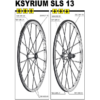 Mavic Ksyrium SLS Ersatzspeiche Vorderrad Clincher 283,5 Mm Mod 2013 -SCHALTWERKE 29698 0 Ersatzteil Mavic Ksyrium SLS Speiche