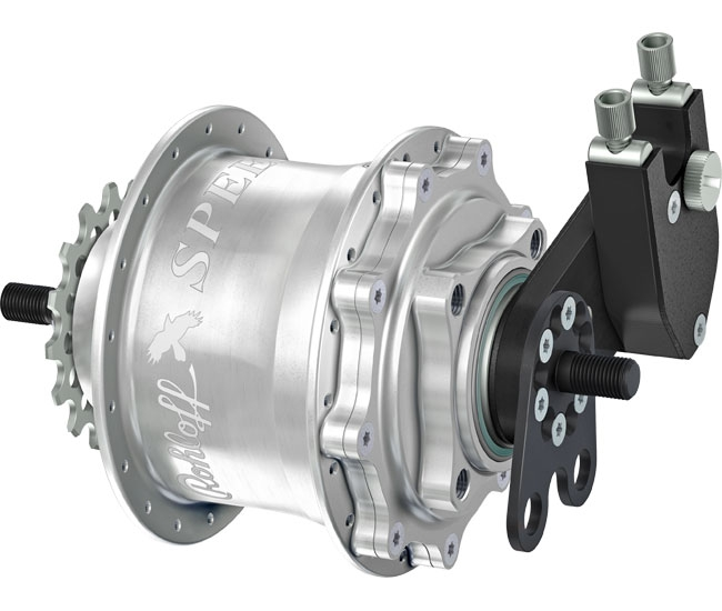 Rohloff Speedhub 500/14 TS DB Silber 32 Loch 3 Rohloff Speedhub 500/14 TS DB Silber 32 Loch