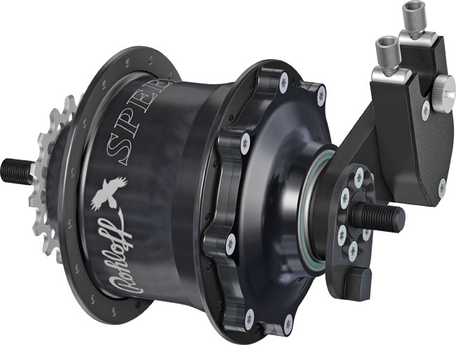 Rohloff Speedhub 500/14 TS EX OEM Schwarz 32 Loch 3 Rohloff Speedhub 500/14 TS EX OEM Schwarz 32 Loch