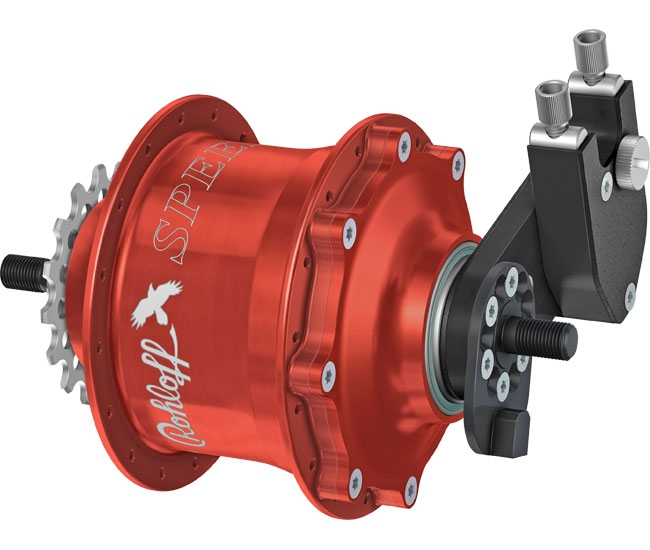 Rohloff Speedhub 500/14 TS EX OEM Tandem Rot 36 Loch 3 Rohloff Speedhub 500/14 TS EX OEM Tandem Rot 36 Loch