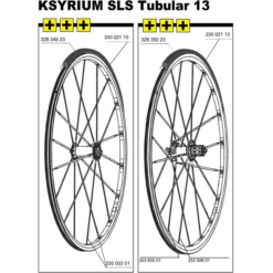 Mavic Ksyrium SLS Ersatzspeiche Hinterrad Tubular 277 Mm Rechts Modell 2013