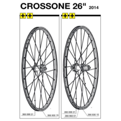 Mavic Crossone Speiche 26 Zoll Hinterrad Links 264 Mm Modell 2014