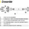 Mavic Crossride Achskit TS2 Hinterrad Incl Verschraubung Nr 6 -SCHALTWERKE 38783 0 Ersatzteil Mavic Crossride TS2 Nabe