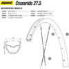 Mavic Crossride Disc Ersatzfelge Hinterrad 27,5 Zoll Modell 2016 -SCHALTWERKE 40741 0 Ersatzfelge Mavic Crossride TS2 650B
