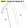 Mavic Cosmic Pro Carbon SL C Ersatzspeiche Hinterrad Rechts 260 Mm Mod 2017 -SCHALTWERKE 41927 0 Ersatzteil Mavic Cosmic Pro Carbon SLC
