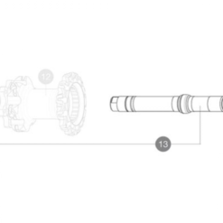 Mavic Deemax Pro Hinterrad Achs-Kit Boost 148 Mm