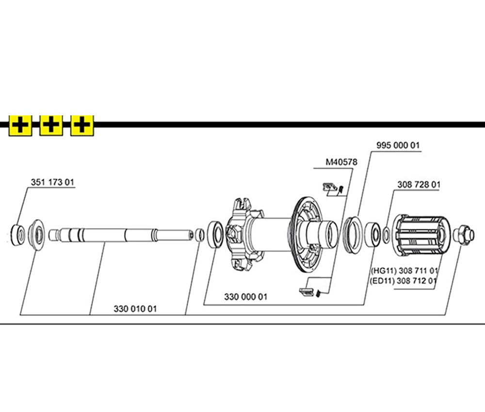 Mavic Ksyrium Pro / SLS / Elite / Allroad Elite Ersatzteil | Achskit Mit Verschraubung Modell 2013 - 17 4 Mavic Ksyrium Pro / SLS / Elite / Allroad Elite Ersatzteil | Achskit Mit Verschraubung Modell 2013 - 17 – Bild 2