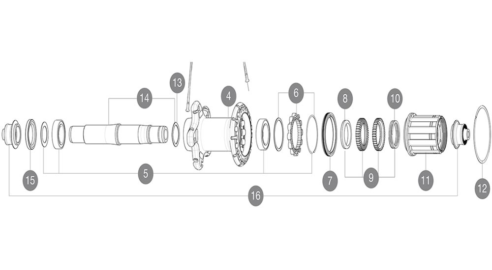 Mavic Ersatzteil Instant Drive 360 QRM+ Nabe UB - Hinterrad Lagerabdeckung 3 Mavic Ersatzteil Instant Drive 360 QRM+ Nabe UB - Hinterrad Lagerabdeckung