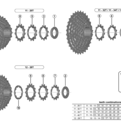 Shimano CS-HG500 Kassetten Ersatzteil | Ritzel 13 Zaehne Fuer Abstufung 11-34 Zaehne 5 Shimano CS-HG500 Kassetten Ersatzteil | Ritzel 13 Zaehne Fuer Abstufung 11-34 Zaehne -SCHALTWERKE 54241 1