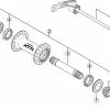 Shimano XTR HB-M970 Vorderradnabe Ersatzteil | Achs + Konusmutter Nr 3 2 Shimano XTR HB-M970 Vorderradnabe Ersatzteil | Achs + Konusmutter Nr 3 -SCHALTWERKE 54958 0 Shimano Ersatzteile XTR HBM970