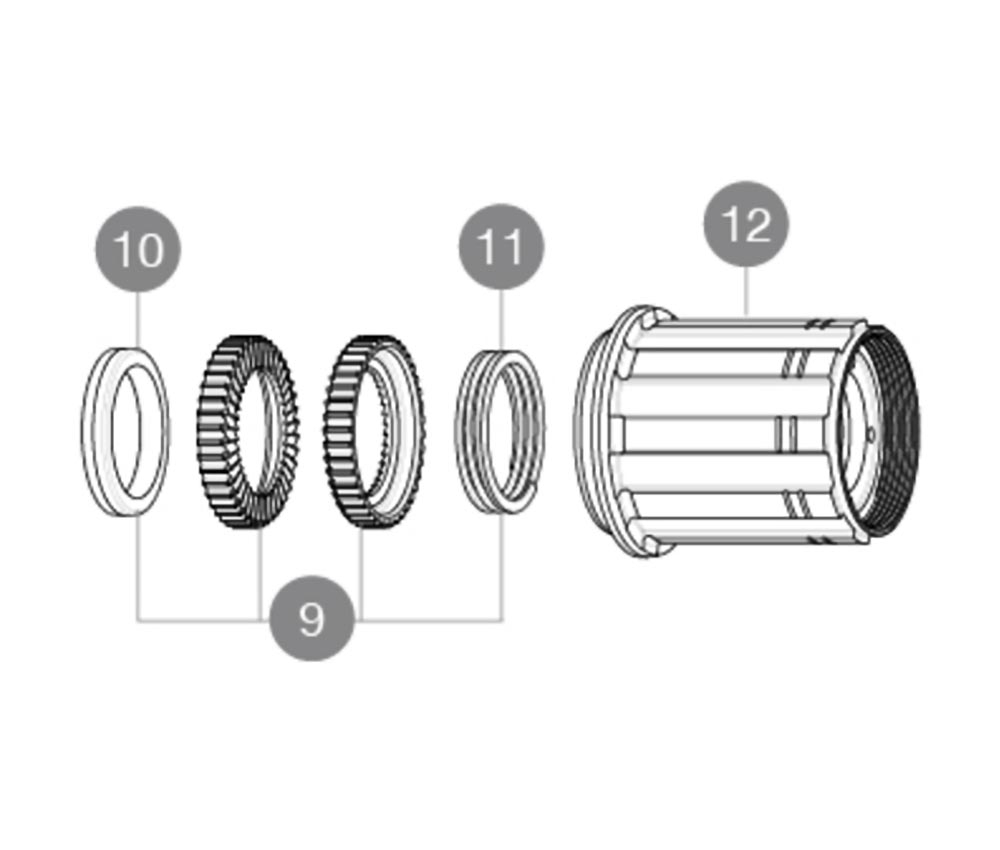 Mavic Instant Drive 360 Hinterrad Nabe Ersatzteil | Daempfungsgummi Fuer Freilaufkoerper 3 Mavic Instant Drive 360 Hinterrad Nabe Ersatzteil | Daempfungsgummi Fuer Freilaufkoerper