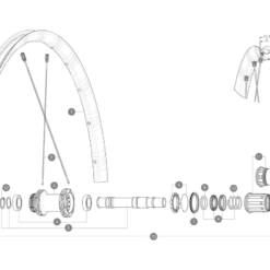 Mavic Allroad SL UST Disc Centerlock | Ersatzspeiche Vorder- Oder Hinterrad 298 Mm Incl Nippel 9 Mavic Allroad SL UST Disc Centerlock | Ersatzspeiche Vorder- Oder Hinterrad 298 Mm Incl Nippel -SCHALTWERKE 56349 2