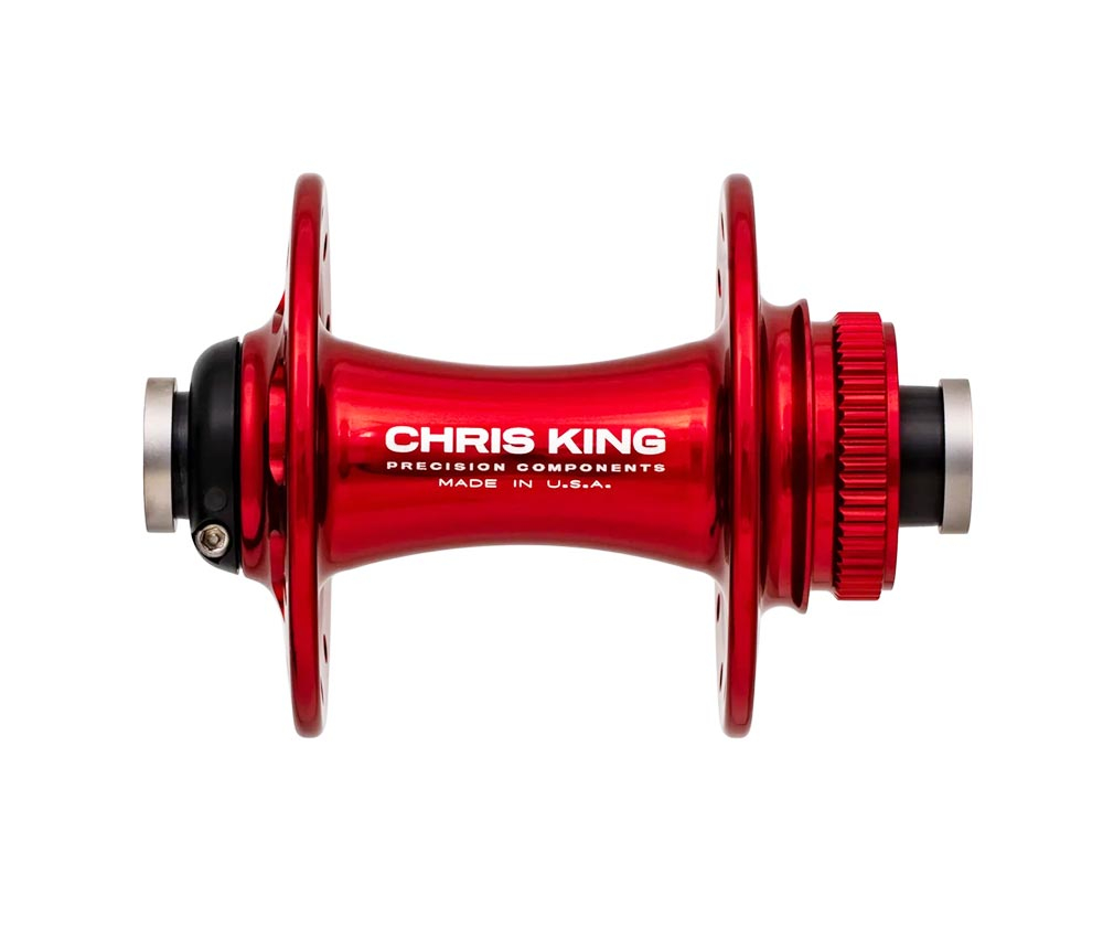 Chris King R45D Ceramic Vorderradnabe 12x100 Disc Centerlock 28 Loch Red | Rot 4 Chris King R45D Ceramic Vorderradnabe 12x100 Disc Centerlock 28 Loch Red | Rot – Bild 2