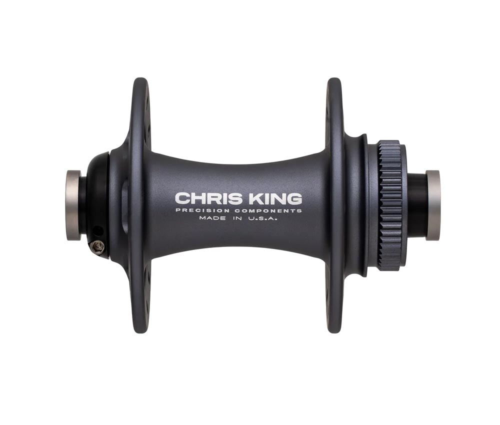 Chris King R45D Vorderradnabe 12x100 Disc Centerlock 28 Loch Matte Slate | Matt-grau 4 Chris King R45D Vorderradnabe 12x100 Disc Centerlock 28 Loch Matte Slate | Matt-grau – Bild 2