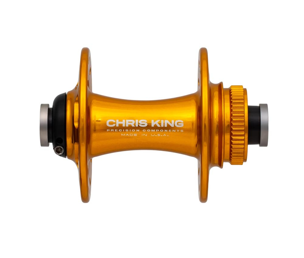 Chris King R45D Ceramic Vorderradnabe 12x100 Disc Centerlock 32 Loch Gold | Gold 4 Chris King R45D Ceramic Vorderradnabe 12x100 Disc Centerlock 32 Loch Gold | Gold – Bild 2