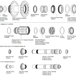 Chris King R45D Hinterradnabe 12x142 Disc Centerlock 28 Loch Rotor HG11 Matte Turquoise | Matt-tuerkis -SCHALTWERKE 56689 2