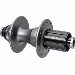 Chris King R45D Ceramic Hinterradnabe 12x142 Disc Centerlock 24 Loch Rotor HG11 Matte Slate | Matt-grau