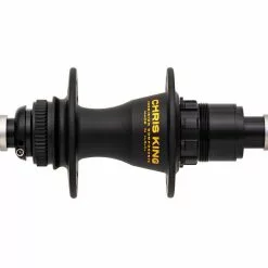 Chris King R45D Ceramic Hinterradnabe 12x142 Disc Centerlock 24 Loch Rotor Sram XDR Two Tone | Schwarz-gold