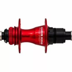 Chris King R45D Hinterradnabe 12x142 Disc Centerlock 28 Loch Rotor Sram XDR Red | Rot