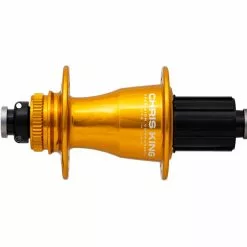 Chris King Boost Centerlock Hinterradnabe 12x148 Disc Centerlock 28 Loch Rotor Shimano HG11 Gold | Gold