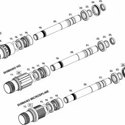 Chris King Boost Centerlock Hinterradnabe 12x148 Disc Centerlock 28 Loch Rotor Sram XD Matte Turquoise | Matt-tuerkis 9 Chris King Boost Centerlock Hinterradnabe 12x148 Disc Centerlock 28 Loch Rotor Sram XD Matte Turquoise | Matt-tuerkis -SCHALTWERKE 56924 3
