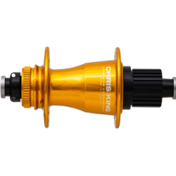 Chris King Boost Centerlock Hinterradnabe 12x148 Disc Centerlock 32 Loch Rotor Shimano Micro-Spline Gold | Gold