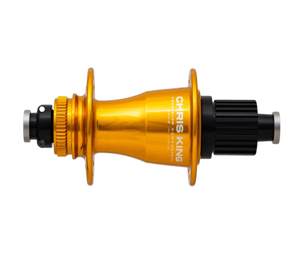 Chris King Boost Centerlock Ceramic Hinterradnabe 12x148 Disc Centerlock 24 Loch Rotor Shimano Micro-Spline Gold | Gold 3 Chris King Boost Centerlock Ceramic Hinterradnabe 12x148 Disc Centerlock 24 Loch Rotor Shimano Micro-Spline Gold | Gold