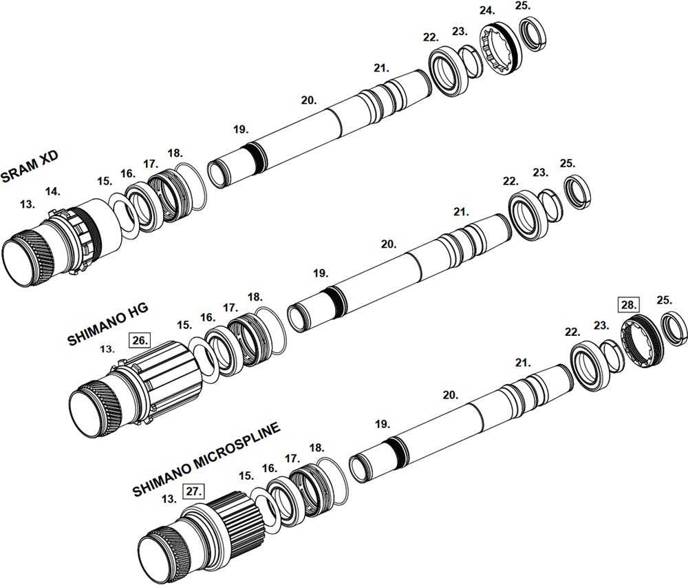 Chris King Boost Centerlock Ceramic Hinterradnabe 12x148 Disc Centerlock 28 Loch Rotor Shimano HG11 Red | Rot 6 Chris King Boost Centerlock Ceramic Hinterradnabe 12x148 Disc Centerlock 28 Loch Rotor Shimano HG11 Red | Rot – Bild 4