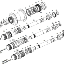 Chris King Boost Centerlock Hinterradnabe Ersatzteil | Endkappe Sram XD 5 Chris King Boost Centerlock Hinterradnabe Ersatzteil | Endkappe Sram XD -SCHALTWERKE 57155 1