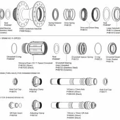 Chris King R45D Hinterradnabe Ersatzteil | O-Ring Kit