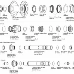 Chris King R45D Hinterradnabe Ersatzteil | Drive Und Driven-Ring Set -SCHALTWERKE 57182 2
