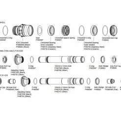 Chris King R45D Hinterradnabe Ersatzteil | Freilaufkoerper Shimano HG Schwarz 7 Chris King R45D Hinterradnabe Ersatzteil | Freilaufkoerper Shimano HG Schwarz -SCHALTWERKE 57183 2