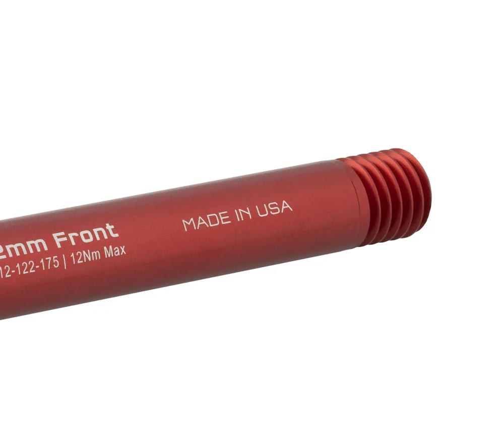Wolf Tooth Steckachse Vorderrad - 12x100mm Laenge 122mm Gewinde M12x1,75mm Rot 5 Wolf Tooth Steckachse Vorderrad - 12x100mm Laenge 122mm Gewinde M12x1,75mm Rot – Bild 3