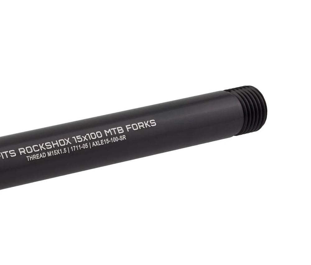 Wolf Tooth RockShox Steckachse Vorderrad - 15x100mm Laenge 148mm M15x1,5mm Schwarz 5 Wolf Tooth RockShox Steckachse Vorderrad - 15x100mm Laenge 148mm M15x1,5mm Schwarz – Bild 3