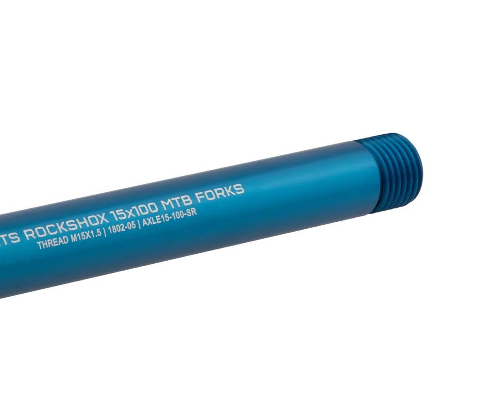 Wolf Tooth RockShox Steckachse Vorderrad - 15x100mm Laenge 148mm M15x1,5mm Blau 5 Wolf Tooth RockShox Steckachse Vorderrad - 15x100mm Laenge 148mm M15x1,5mm Blau – Bild 3