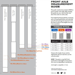 Wolf Tooth RockShox Steckachse Vorderrad - 15x100mm Laenge 148mm M15x1,5mm Blau 9 Wolf Tooth RockShox Steckachse Vorderrad - 15x100mm Laenge 148mm M15x1,5mm Blau -SCHALTWERKE 58608 3